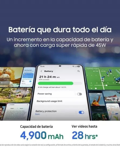 Celular Samsung Galaxy S25 FE 128GB 8GB 6.7" Negro