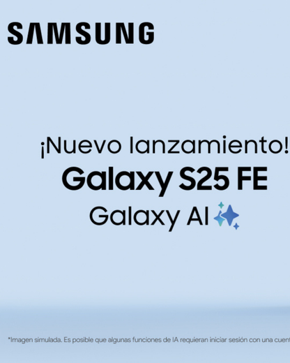 Celular Samsung Galaxy S25 FE 128GB 8GB 6.7" Negro